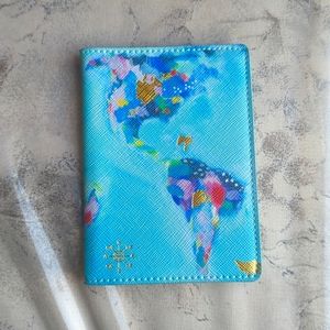 Cute World Map Passport Wallet
